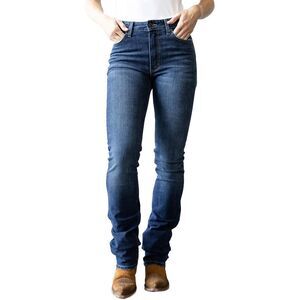 Kimes Ranch Women's Durable Western High Rise Waist Denim Jeans, Size 8-34, Blue